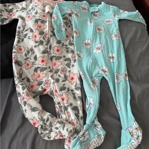 Floral and Daisy Print Kids One Pieces